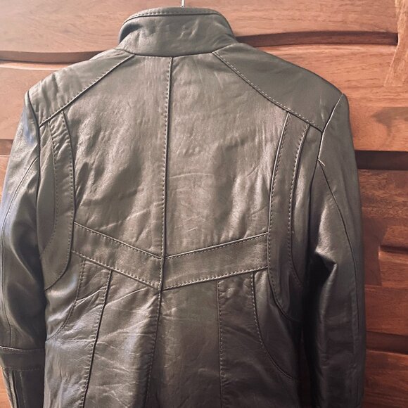 Women's genuine leather jacket medium Izod - Picture 2 of 4